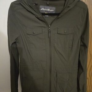 Eddie Bauer Womens Dark Green Field Jacket